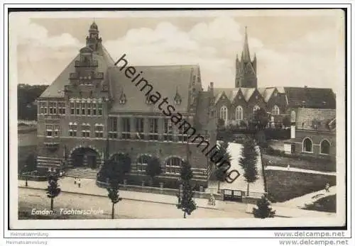 Emden - Töchterschule - Foto-AK