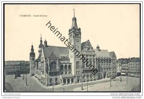 Chemnitz - Neues Rathaus - Feldpost