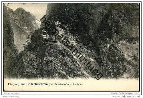 Garmisch-Partenkirchen - Eingang zur Höllentalklamm