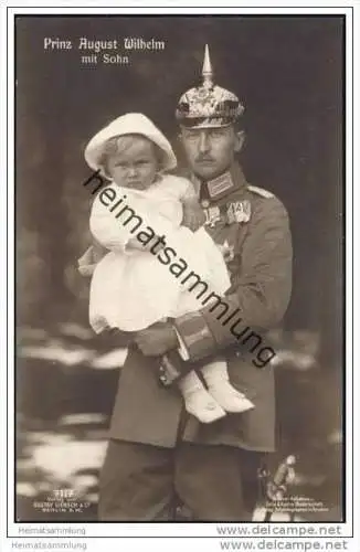 Prinz August Wilhelm (Auwi) mit Sohn Alexander Ferdinand