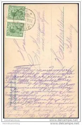 Wohlfahrtskarte für Kriegsblindenstiftung - August Wilhelm Prinz von Preussen - Zum Besten der Kriegsblinden