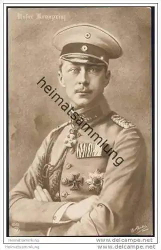 Unser Kronprinz in Uniform