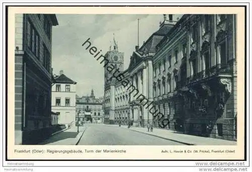 Frankfurt / Oder - Regierungsgebäude 20er Jahre