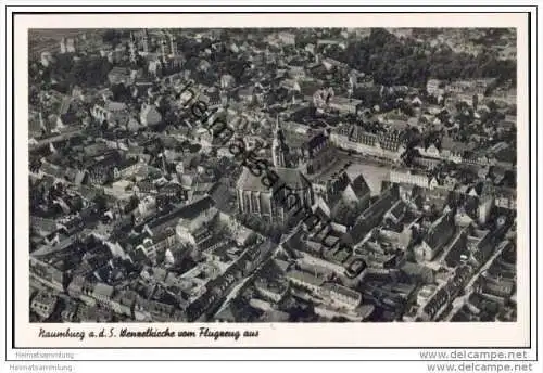 Naumburg an der Saale - Fliegeraufnahme Strähle Schorndorf - Foto-AK 30er Jahre