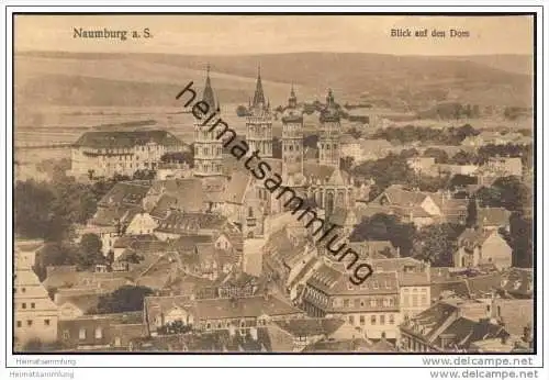 Naumburg an der Saale - Blick auf den Dom 30er Jahre