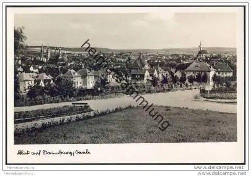 Blick auf Naumburg an der Saale - Foto-AK 30er Jahre