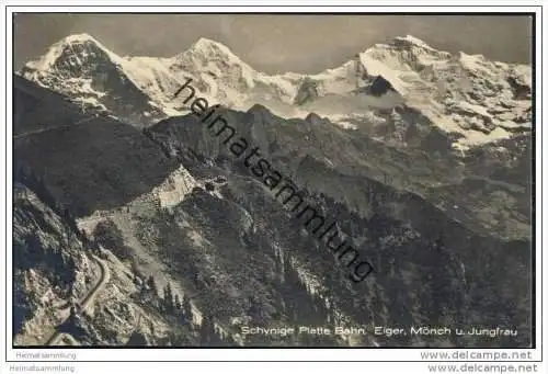 Schynige Platte Bahn - Foto-AK