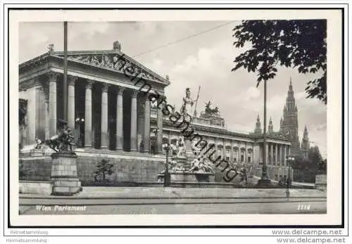 Wien - Parlament - Foto-AK