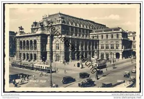 Wien - Oper - Foto-AK