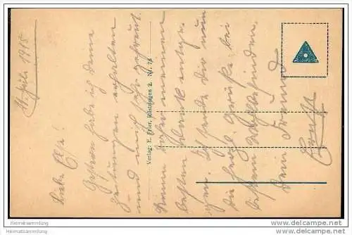 Frauen in Matrosenanzügen - Künstlerkarte sig. Banhrd 1917