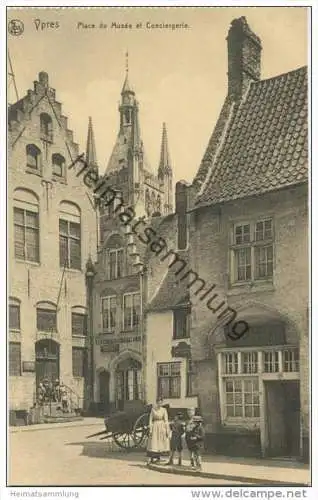 Ypres - Ieper - Place du Musée et Conciergerie - Ern. Thill Bruxelles ca. 1910