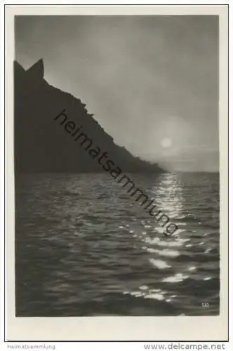 Nordkap - Midnatsol - Foto-AK 20er Jahre - Verlag Carl Müller &amp; Sohn Hamburg-Altona