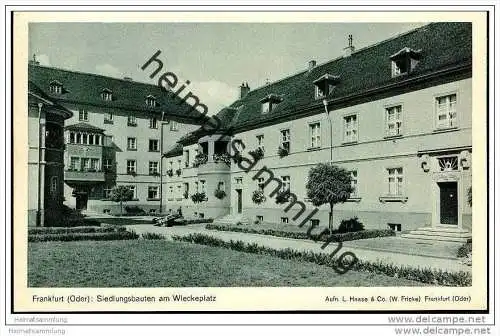 Frankfurt/Oder - Siedlungsbauten am Wieckeplatz - 20er Jahre