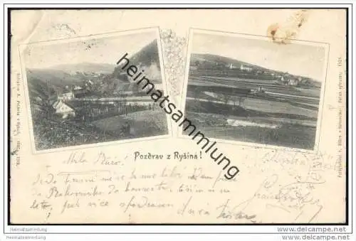 Pozdrav z Rysina Rakovnik - Rakonitz