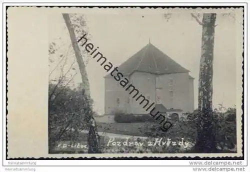 Pozdrav z Hvezdy - Foto-AK 20er Jahre