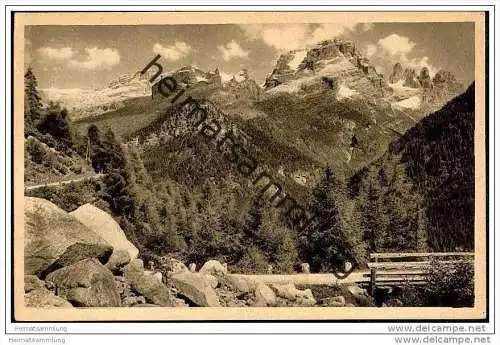Strasse nach Madonna di Campiglio - 30er Jahre