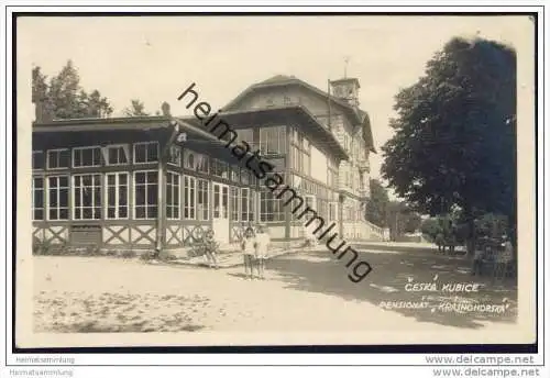 Ceska Kubice - Böhmisch Kubitzen - Pensionat Krasnohorska - Foto-AK