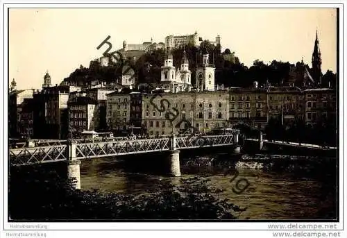 Salzburg - Staatsbrücke - Foto-AK