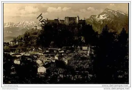 Salzburg - Kapuzinerberg - Foto-AK