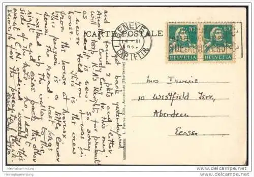 La Chaine de Mont Blanc vue de Bas-Mornex - Pension Francois