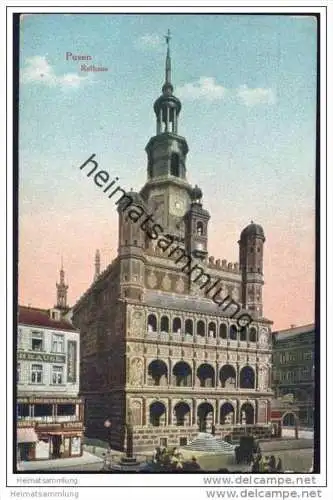 Posen - Rathaus - Feldpost