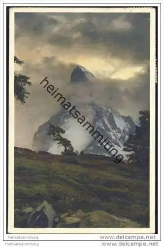 Abend auf Riffelalp - Matterhorn