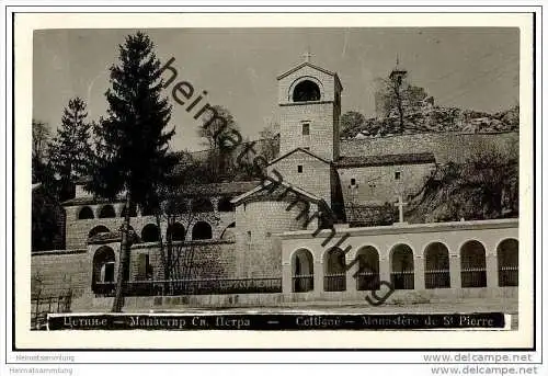 Cetinje - Monastere de St. Pierre - Foto-AK ca. 1930