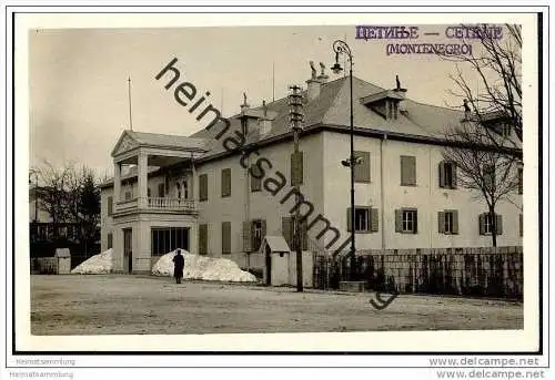 Cetinje Montenegro - Wachhäuschen - Foto-AK ca. 1930