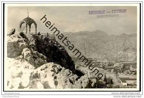 Cetinje Montenegro - Foto-AK ca. 1930