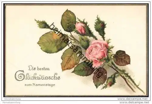 Rosen - Namenstag - Feldpost