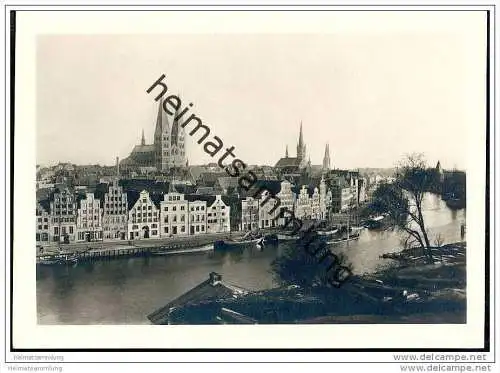 Lübeck - Gesamtansicht - Foto-AK Grossformat