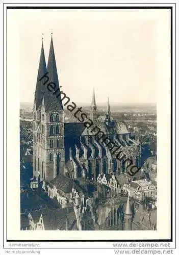 Lübeck - St. Marien - Gesamtansicht - Foto-AK Grossformat