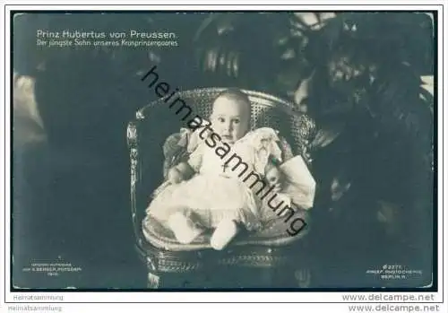 Prinz Hubertus von Preussen der jüngste Sohn unseres Kronprinzenpaares
