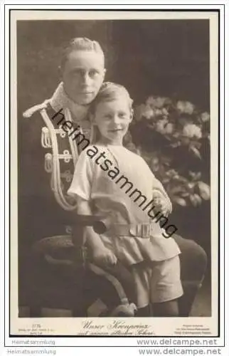Wilhelm von Preussen - Unser Kronprinz mit seinem ältesten Sohn