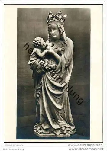 Erfurt - Rebstockmadonna - Städtisches Museum - Foto-AK Grossformat