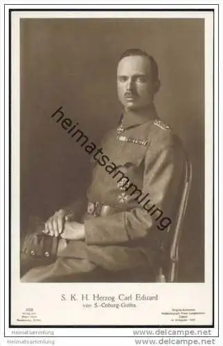 Herzog Carl Eduard von Sachsen-Coburg-Gotha