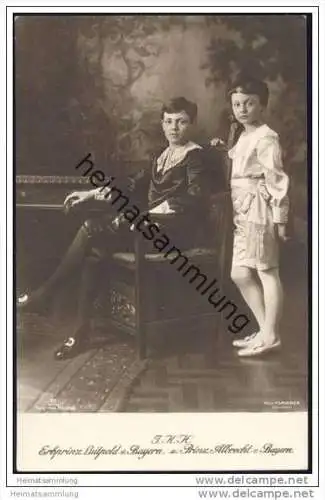 Erbprinz Luitpold von Bayern und Prinz Albrecht von Bayern