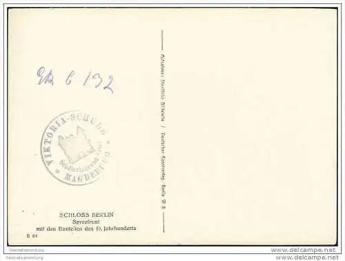 Berlin - Schloss - Spreefront - Foto-AK Grossformat