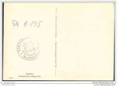 Danzig - Artushof am Langenmarkt - Foto-AK Grossformat