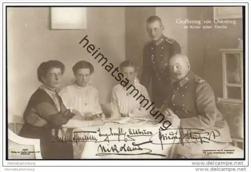 Grossherzog von Oldenburg im Kreise seiner Familie
