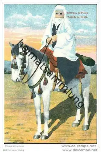 Türkin zu Pferd - Turkinje na Konju