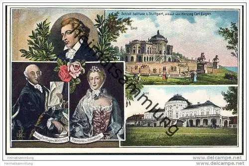 Stuttgart - Schloss Solitude - Herzog Carl Eugen - Franciska von Hohenheim