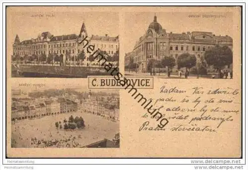 Budejovice - Budweis - Justicni Palac - Okrensi Zastupitelstvi
