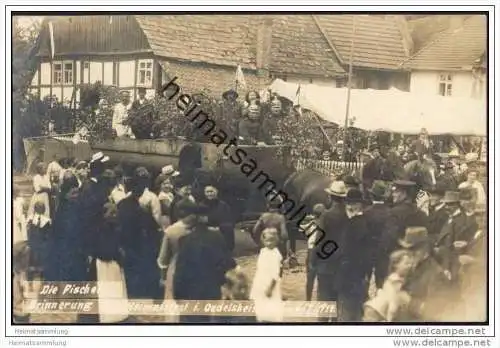 Oberweser - Oedelsheim - Erinnerung an das Heimatfest am 5. und 6.07. 1914 - 'Die Fischer' - Foto-AK