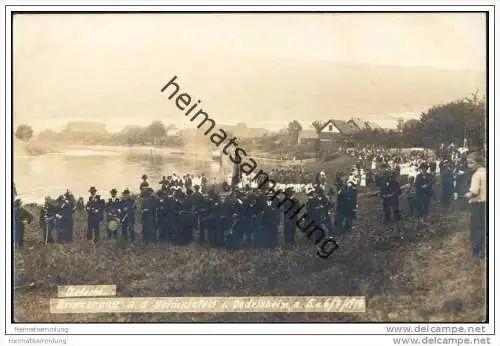 Oberweser - Oedelsheim - Erinnerung an das Heimatfest am 5. und 6.07. 1914 - 'Gefecht' - Foto-AK