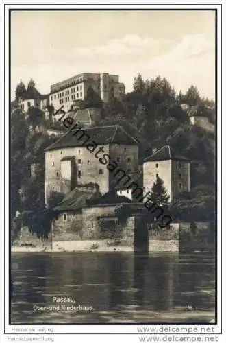 Passau - Ober- und Niederhaus - Foto-AK