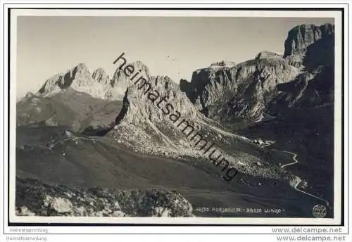 Passo Pordoi - Sassolungo - Foto-AK ca. 1910