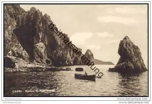 Capri - Marina di Mitromania - Foto-AK ca. 1920