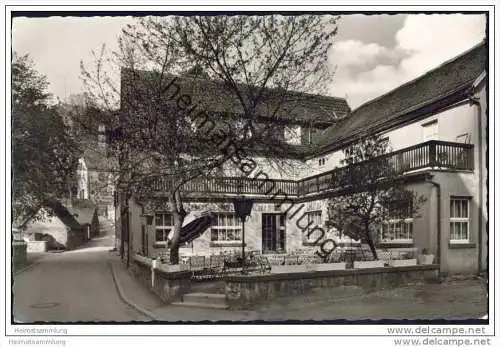 Lindenfels i. Odw. - Altes Rauch'sches Haus - Gasthaus und Pension Besitzer Heinrich Rauch - Foto-AK