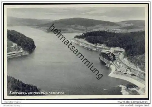 Schluchsee - Schwarzwald vom Flugzeug aus